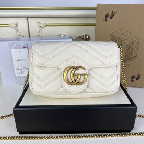 GUCCI MARMONT White Super Mini