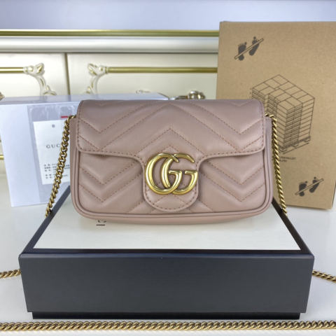 GUCCI MARMONT Milk Tea Color Super Mini