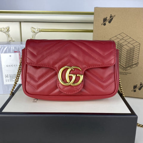 GUCCI MARMONT Super Mini (Big Red)