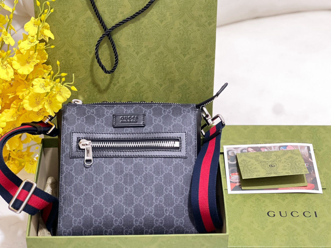 Gucci Double G crossbody messenger bag