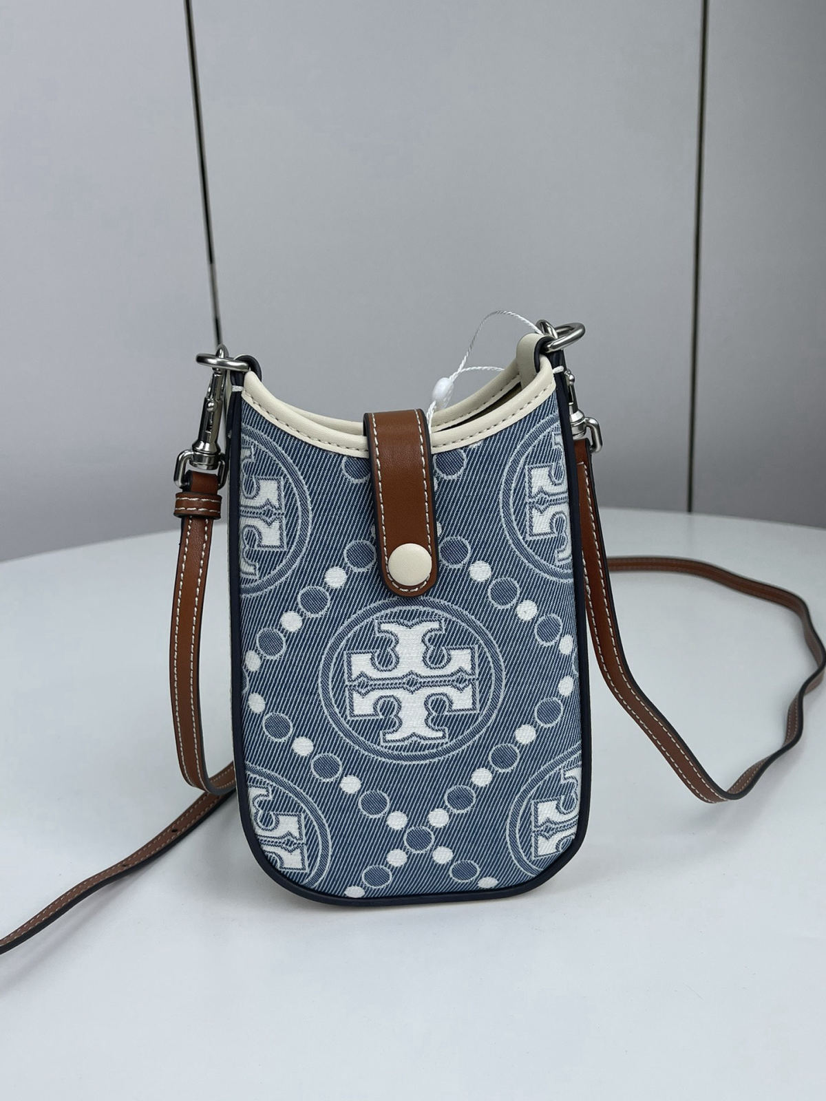 Tory Burch jacquard phone case