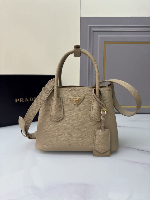 PRADA Double Bag mini shopping bag