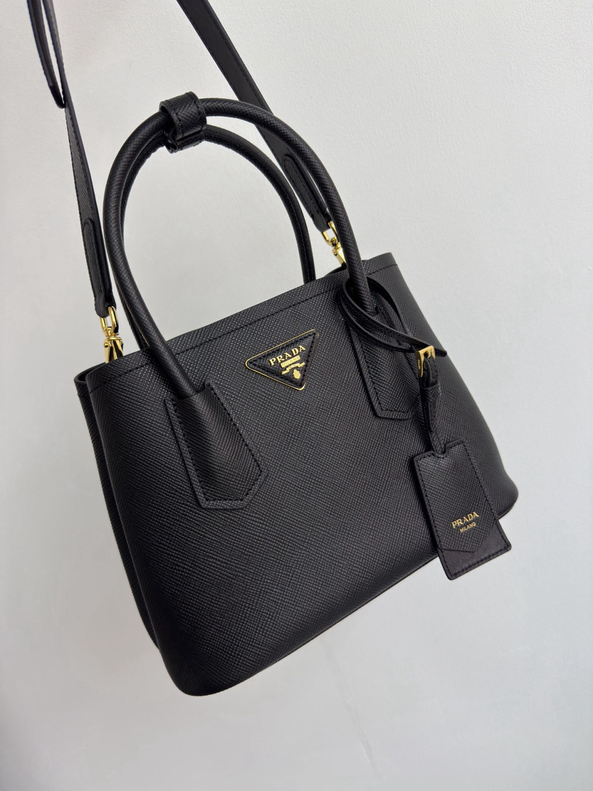 PRADA Double Bag mini shopping bag
