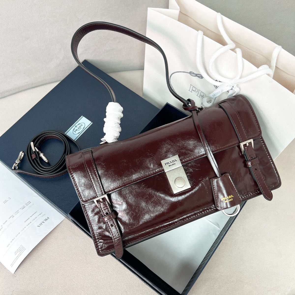 PRADA pen holder bag