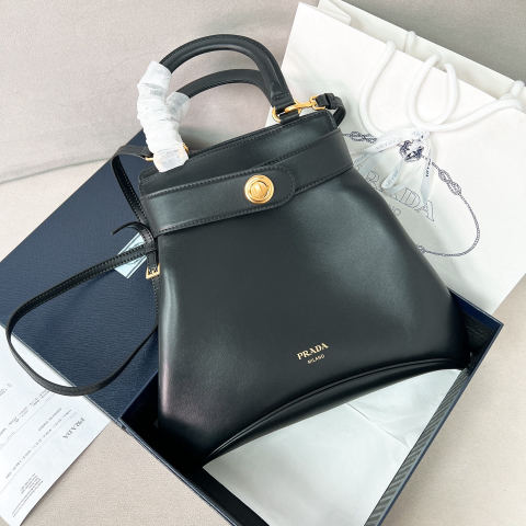 PRADA Carey Medium Handbag with Short Handles