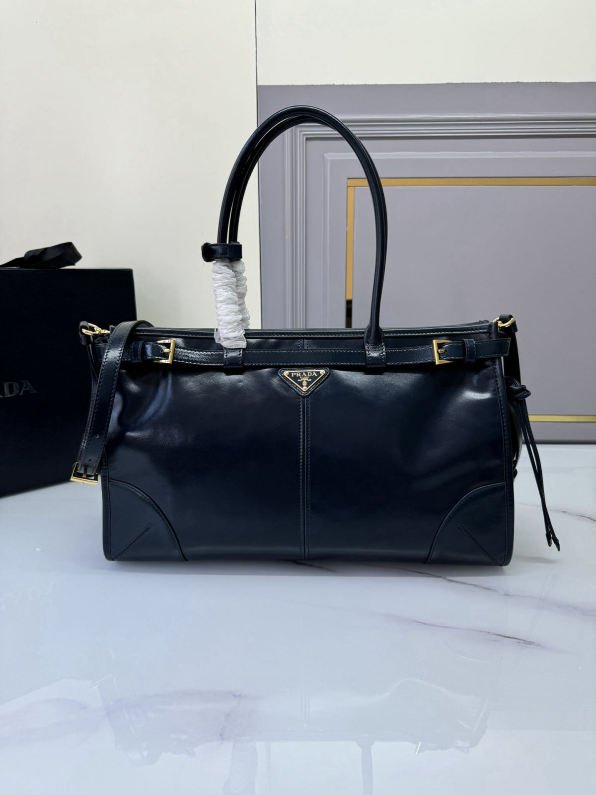 PRADA LusSolf oiled leather
