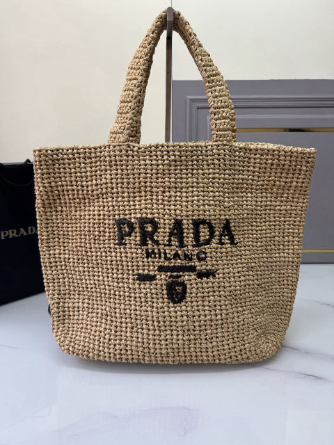 PRADA fiber tote bag