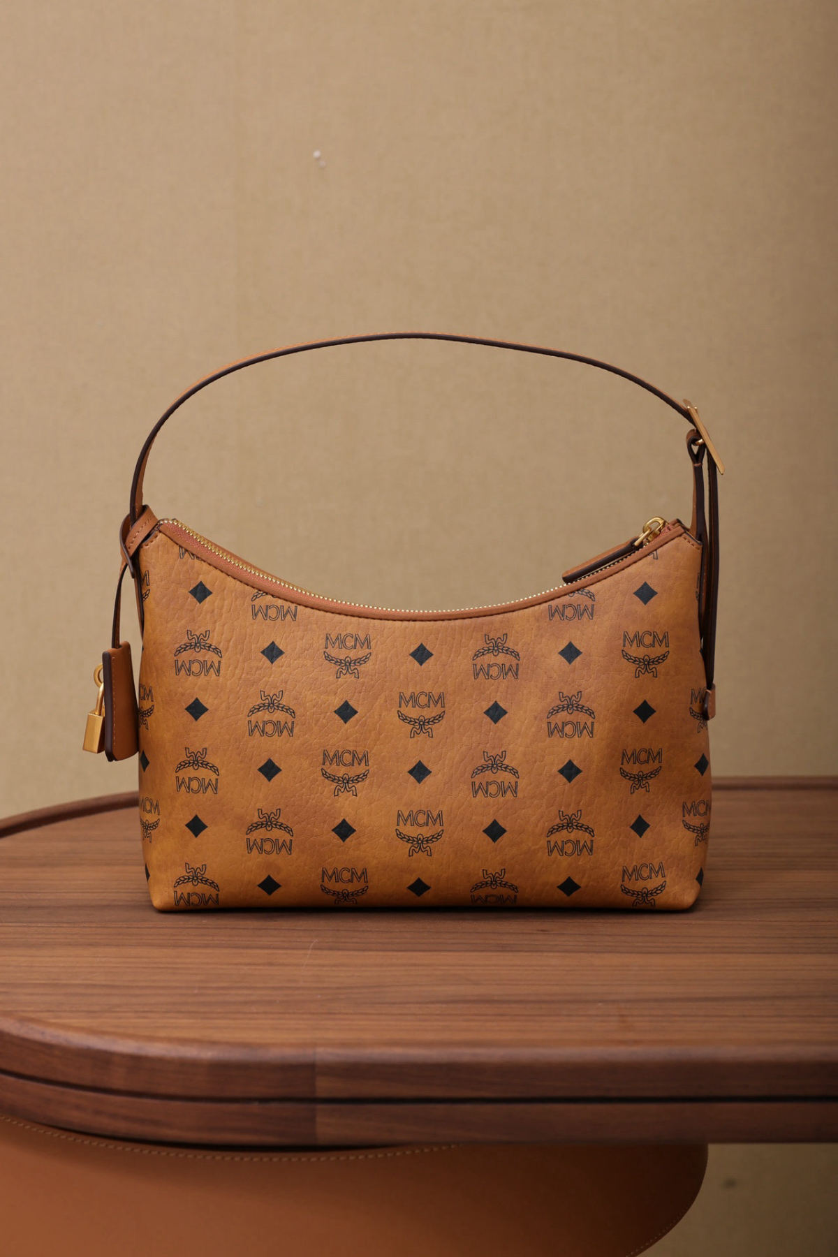 MCM Aren Hobo Underarm Shoulder Bag