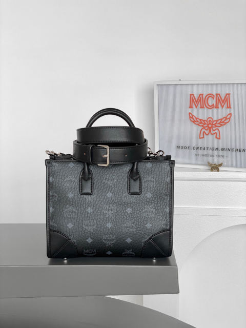MCM MUNCHEN VISETOS Small Handbag
