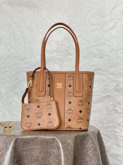 MCM LIZ VISETOS MINI Reversible Shopping Tote Bag