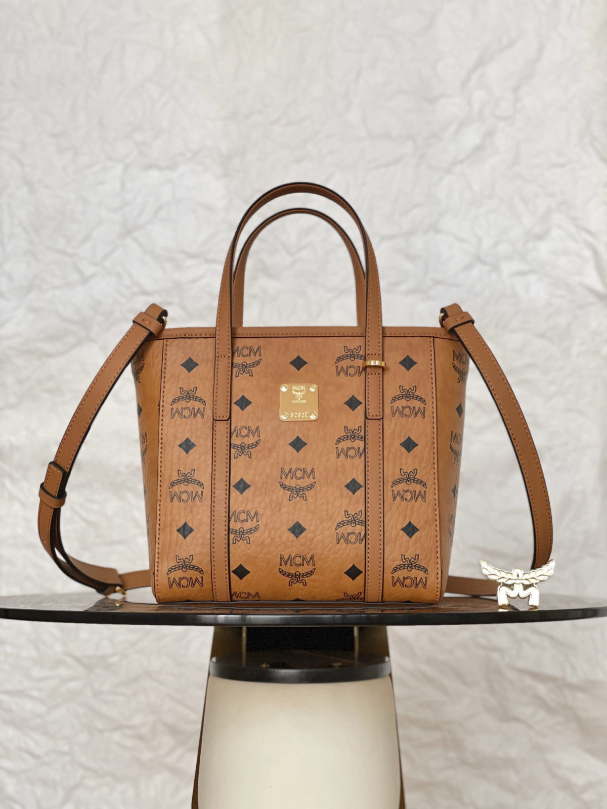 MCM AREN TONI VISETOS MINI Shopping Basket