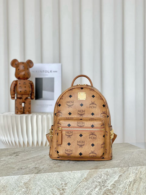 MCM STARK VISETOS Mini Studded Backpack