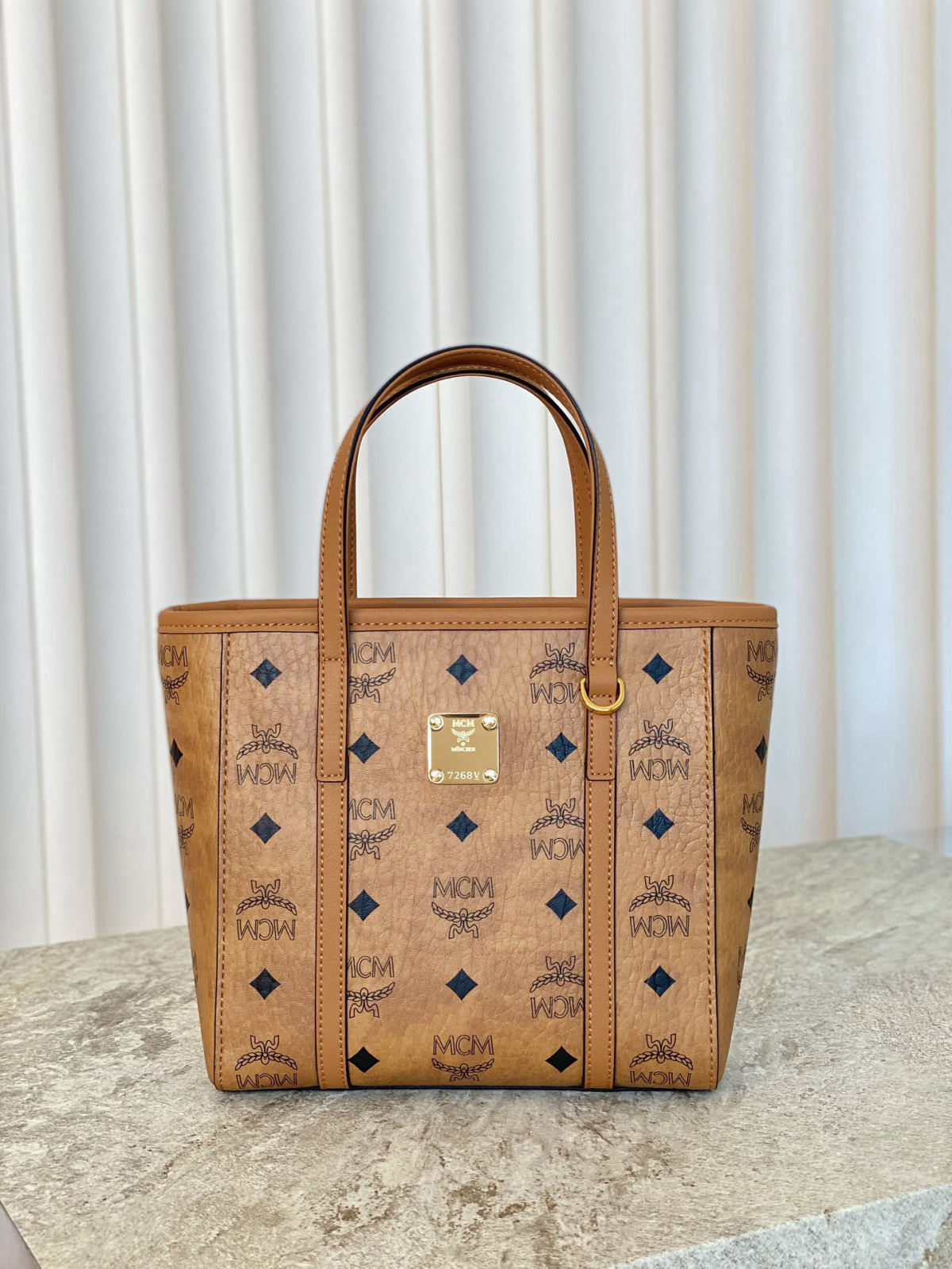 MCM TONI VISETOS MINI Shopping Bag/Basket