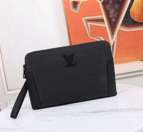 LV double-zip handbag with combination lock