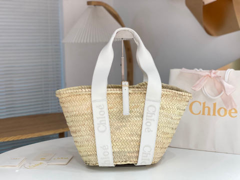 Chloe straw bags