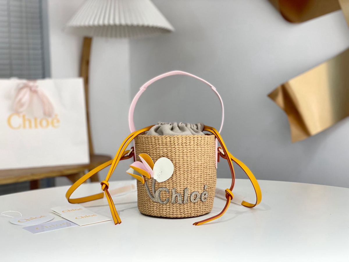 Chloe straw bags