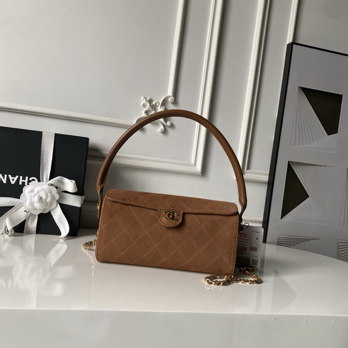 CHANEL Retro Handle Bowling Bag