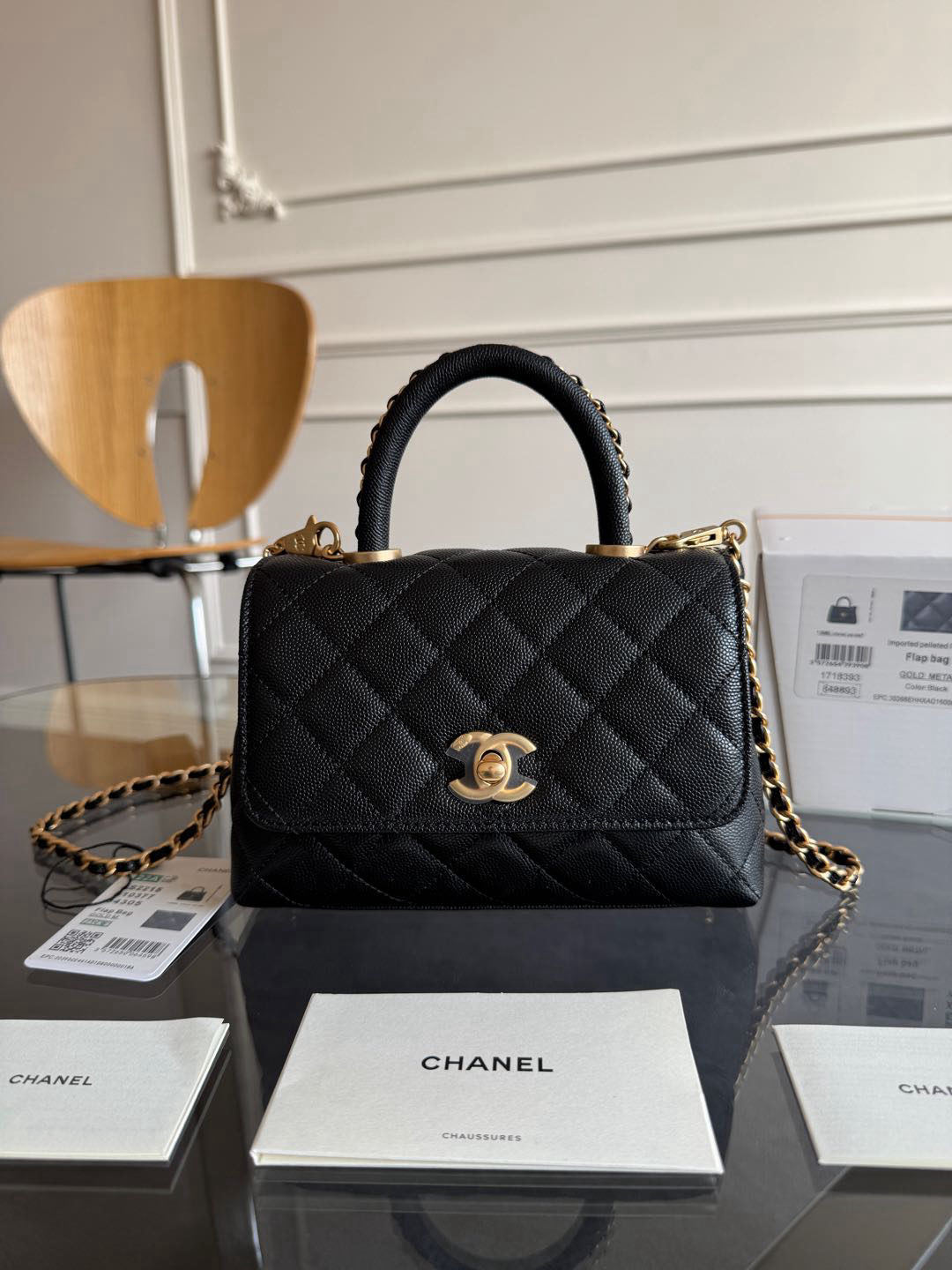 CHANEL mini flap handbag