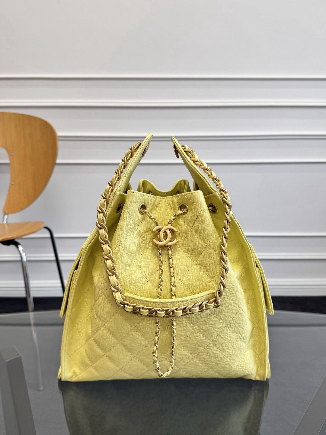 CHANEL runway HOBO BAG (hippie bag)