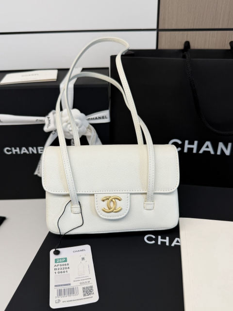 CHANEL runway style long flap handbag