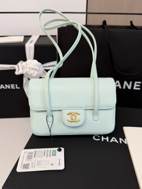 CHANEL runway style long flap handbag
