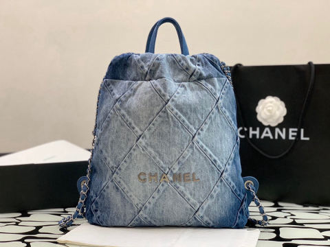 CHANEL Spring/Summer New Denim Backpack