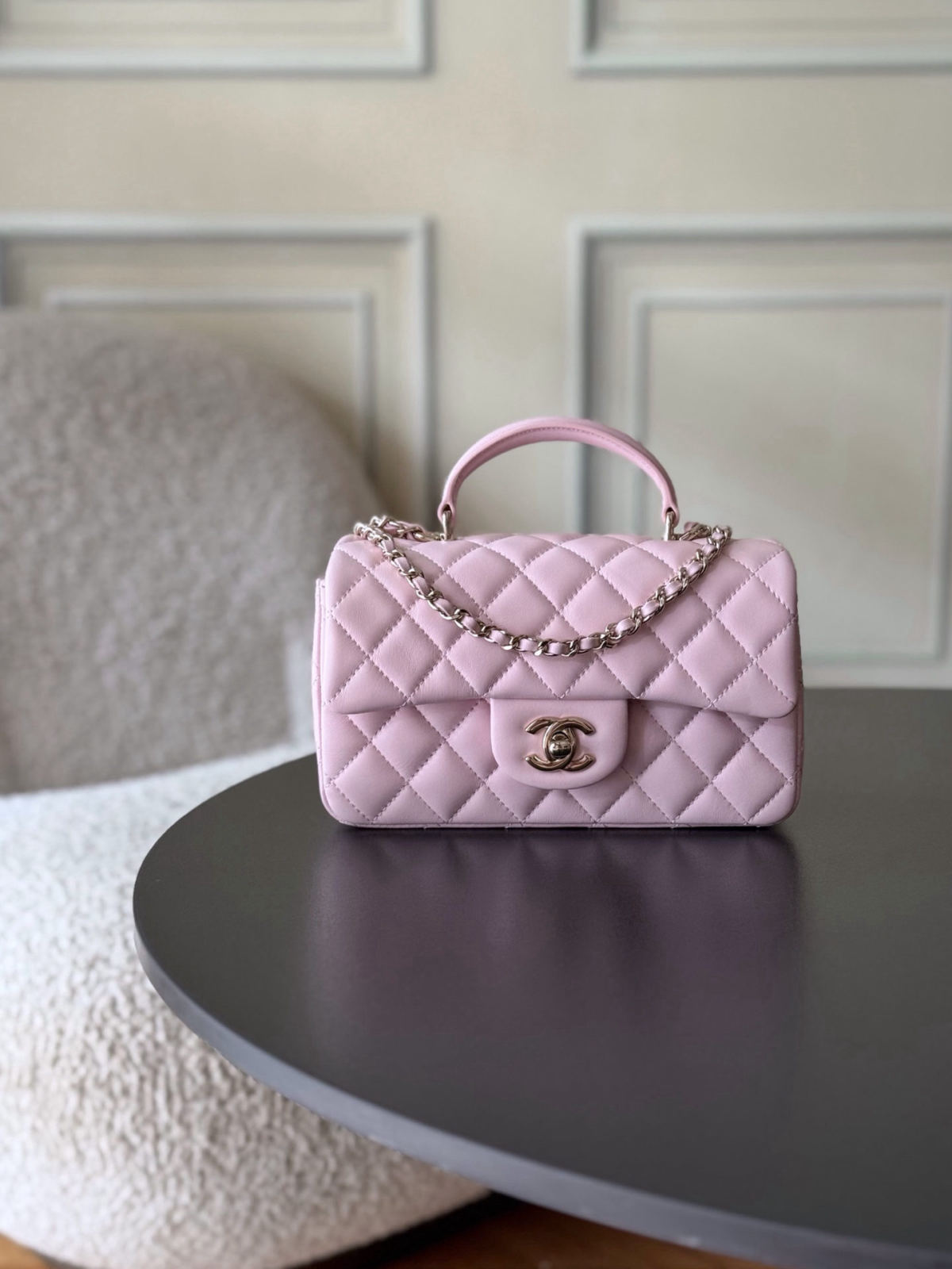 CHANEL's latest Mini CF handle handbag