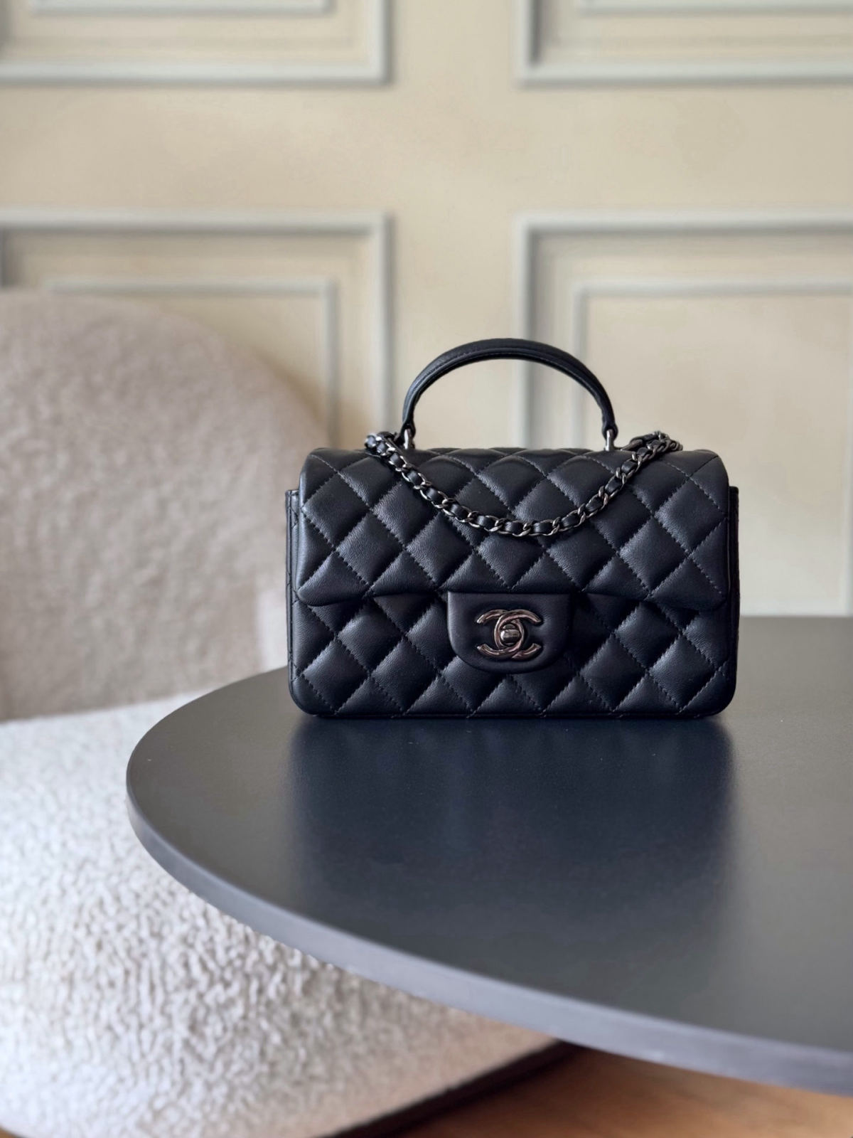 CHANEL's latest Mini CF handle handbag