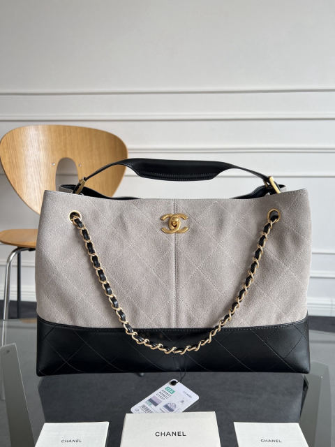 CHANEL suede bag