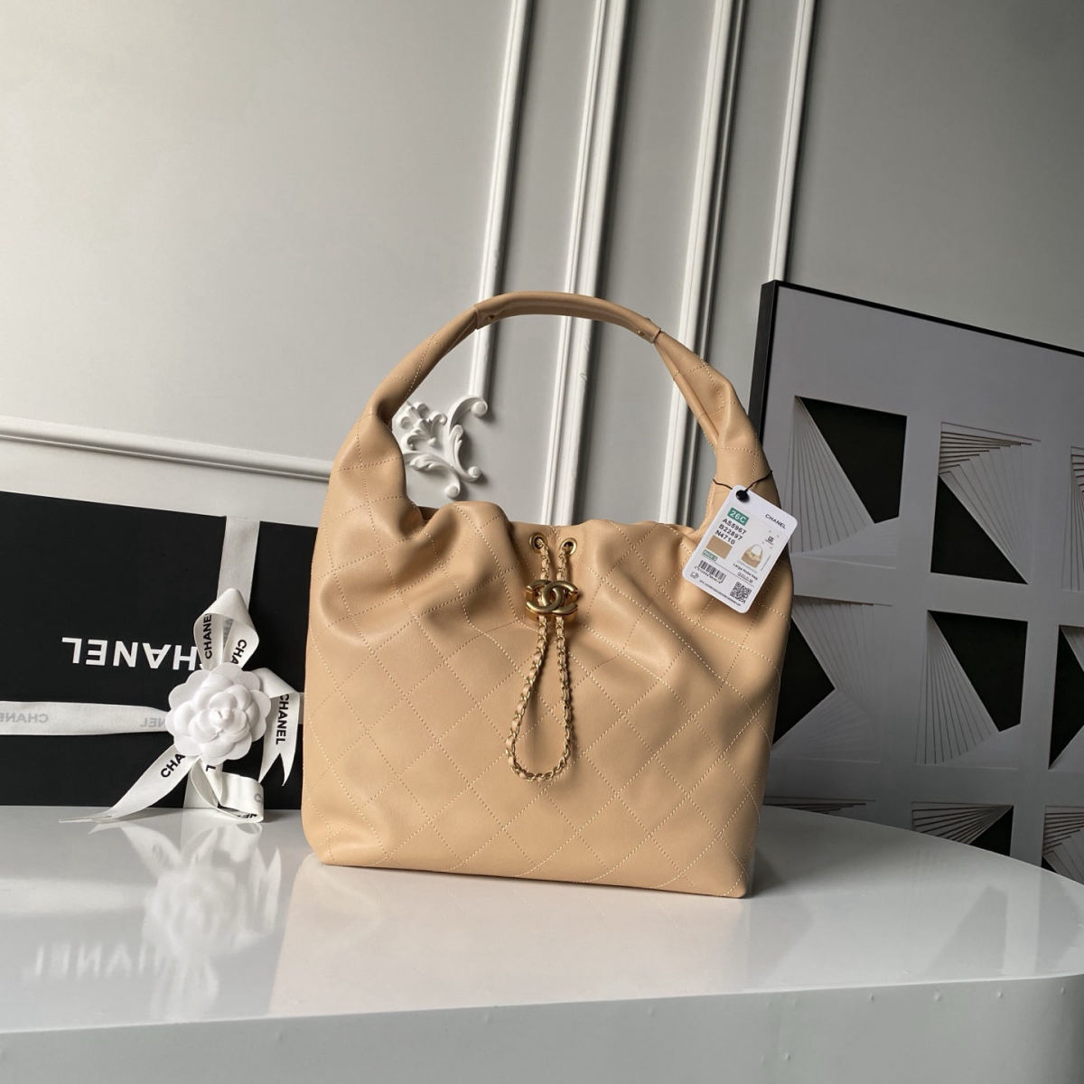 CHANEL hobo hippie bag