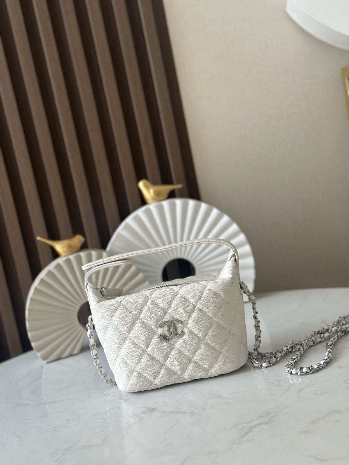 CHANEL star-shaped lunchbox bag