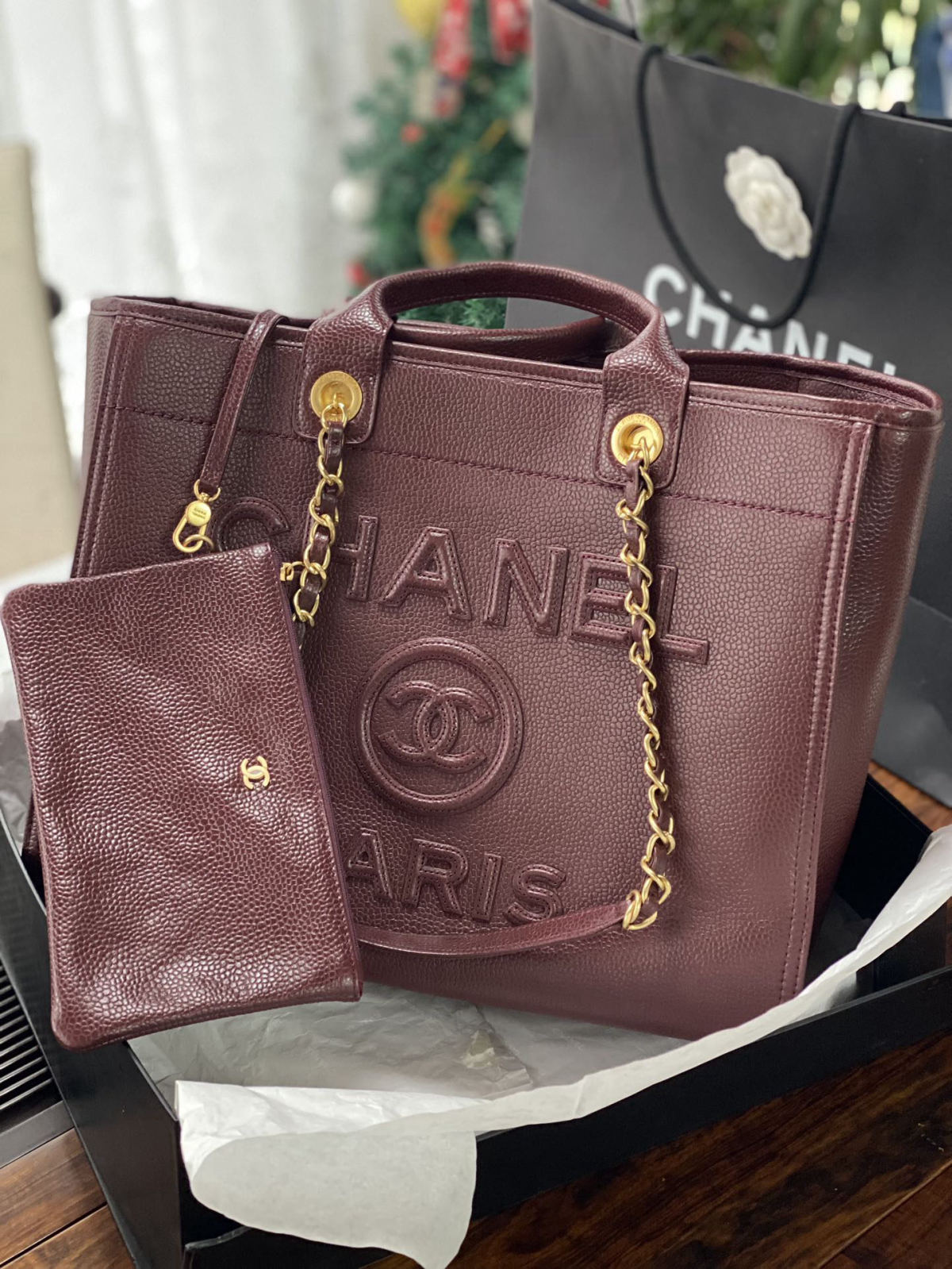 CHANEL Beach Bag