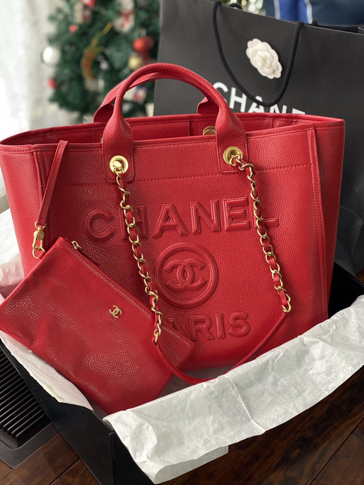 CHANEL Beach Bag