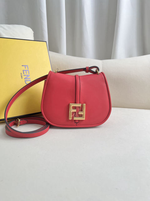 Fendi small crossbody bag in black leather