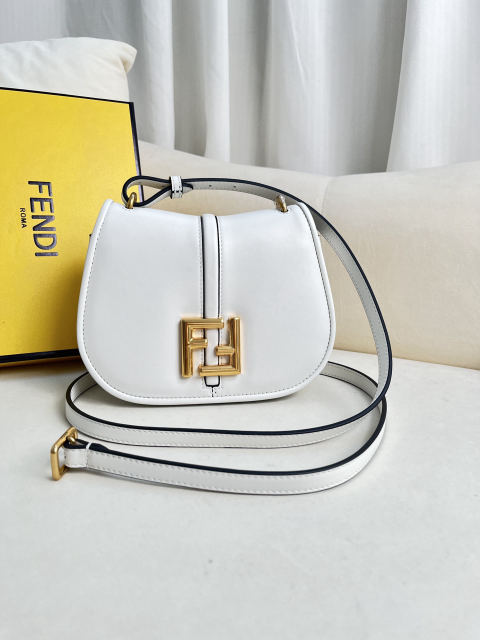 Fendi small crossbody bag in black leather