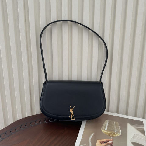 Yves Saint Laurent Voltaire half-moon shaped calfskin underarm bag