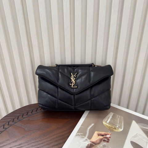 Yves Saint Laurent Louis Puffer Mini Double Chain Terms