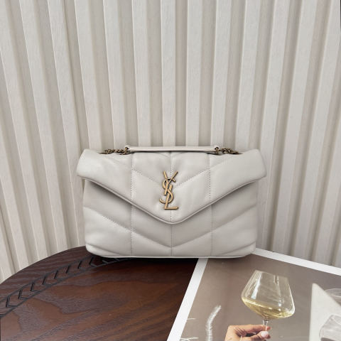 Yves Saint Laurent Louis Puffer Mini Double Chain Terms
