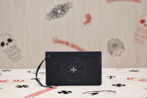 Chrome Hearts Cross-Patterned Clutch