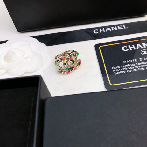 Chanel's classic double C ring