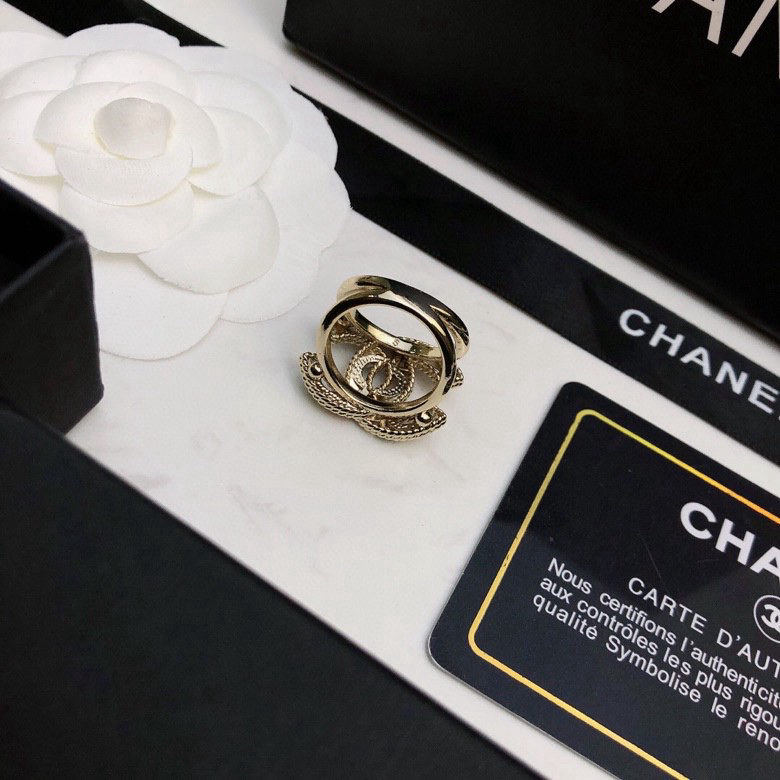 Chanel's classic double C ring