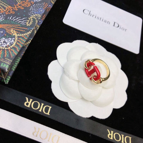 Dior CD minimalist round ring