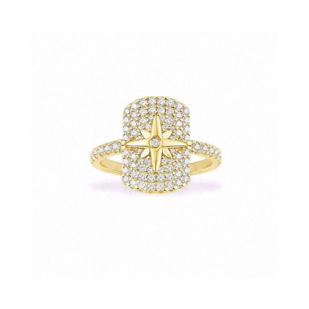 Apm monaco meteor badge ring