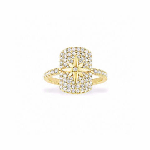 Apm monaco meteor badge ring
