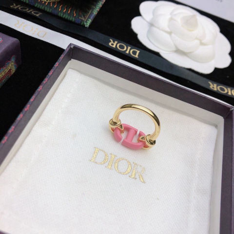 Dior CD minimalist round ring