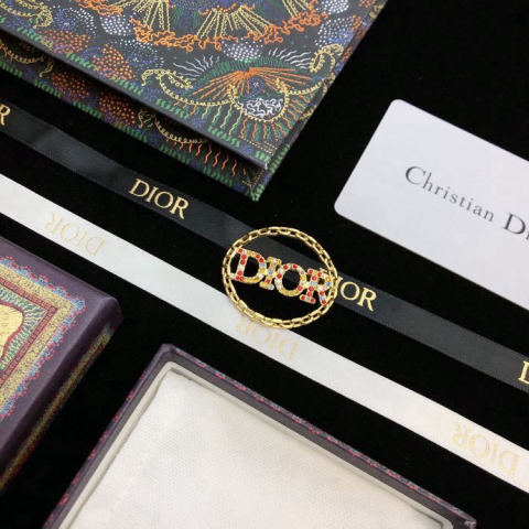 Dior CD Brooch