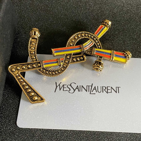 Saint Laurant brooch