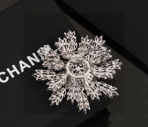 CHANEL Snowflake Brooch