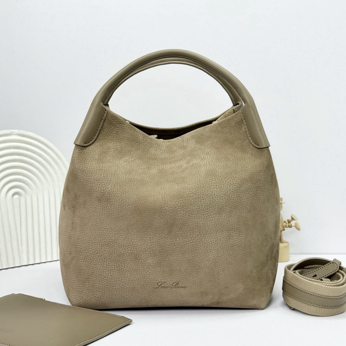 Loropiana Loro piana Bale Bucket Bag