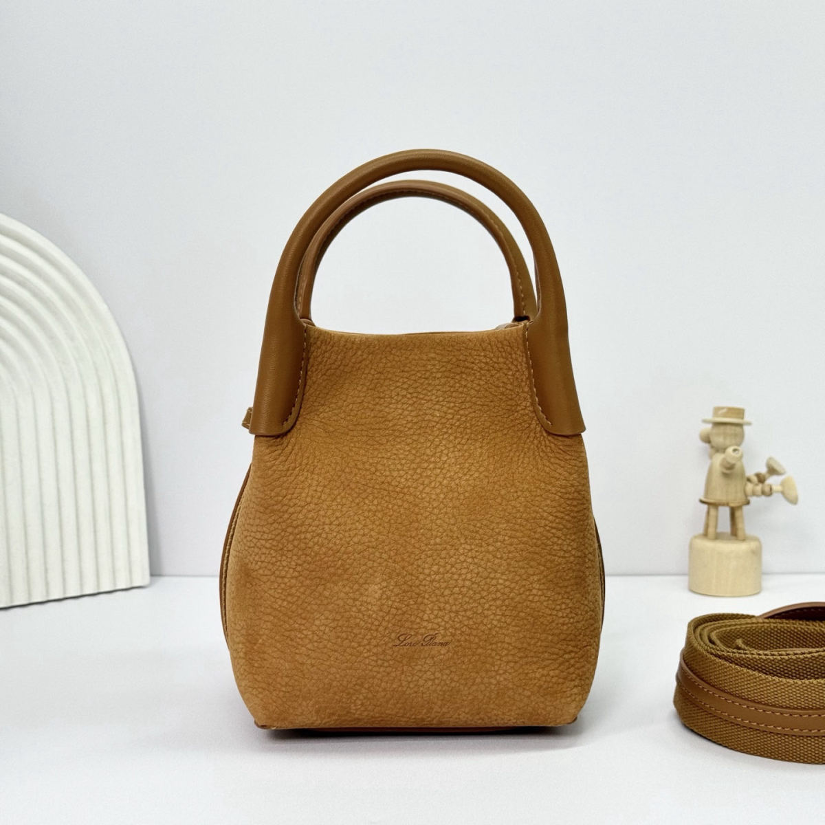 Loro piana Bale Mini Bucket Bag
